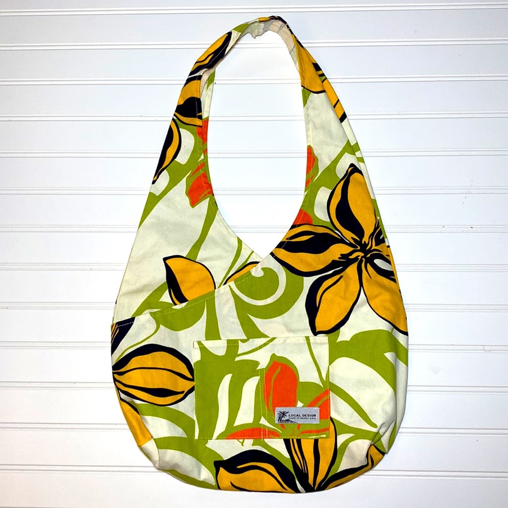 Local Design Hawaiian Cotton Canvas Bag NWOT